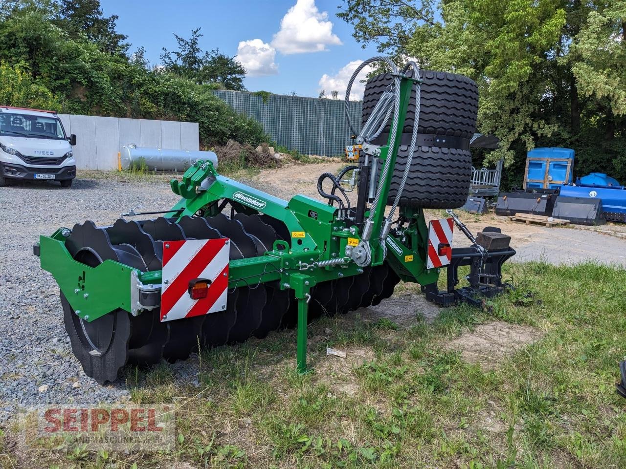 Walze del tipo Düvelsdorf SILAGEWALZE SEITENVERSCHUB 3,00M, Neumaschine en Groß-Umstadt (Imagen 3)