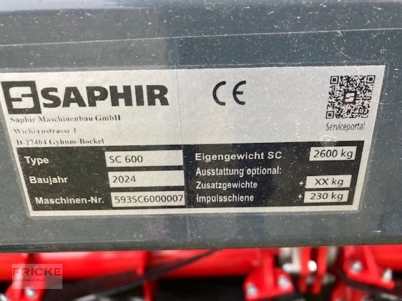 Walze del tipo Saphir SinusCut 600 Messerwalze, Neumaschine en Bockel - Gyhum (Imagen 5)