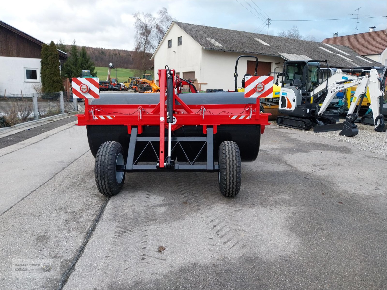 Walze Türe ait Schmid Wiesenwalze mit Fahrwerk 2,75m, Neumaschine içinde Stetten (resim 3)