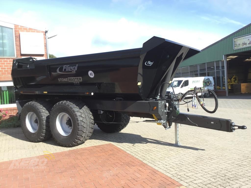 Wannenkipper del tipo Fliegl STONE-MASTER 252 PROFI TANDEM, Neumaschine en Visbek/Rechterfeld (Imagen 8)