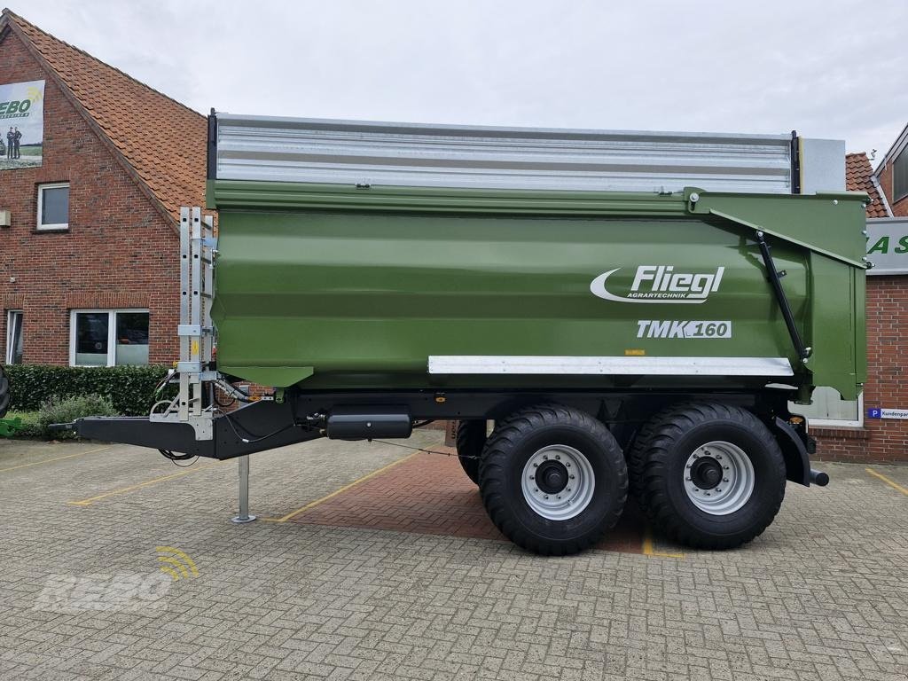 Wannenkipper del tipo Fliegl TMK 160 FOX, Neumaschine en Visbek/Rechterfeld (Imagen 2)