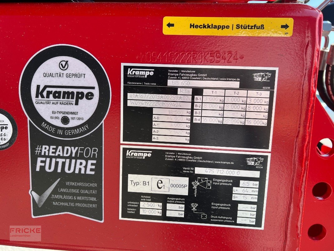 Wannenkipper typu Krampe BB 650, Neumaschine v Bockel - Gyhum (Obrázok 10)