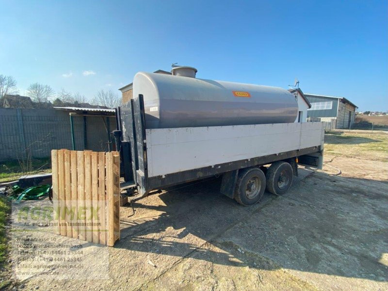 Wasserfass van het type Chemo 8000 l mit Tandemanhännger, Gebrauchtmaschine in Weißenschirmbach