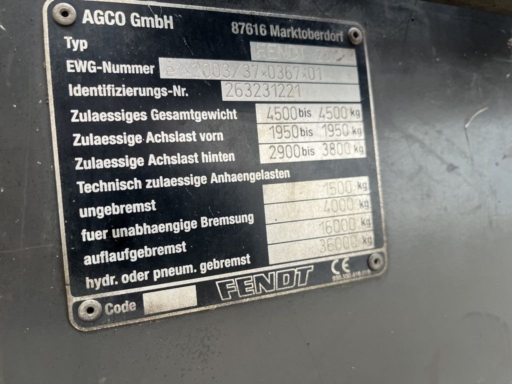 Weinbautraktor typu Fendt 210 F, Gebrauchtmaschine v Kampen (Obrázok 4)