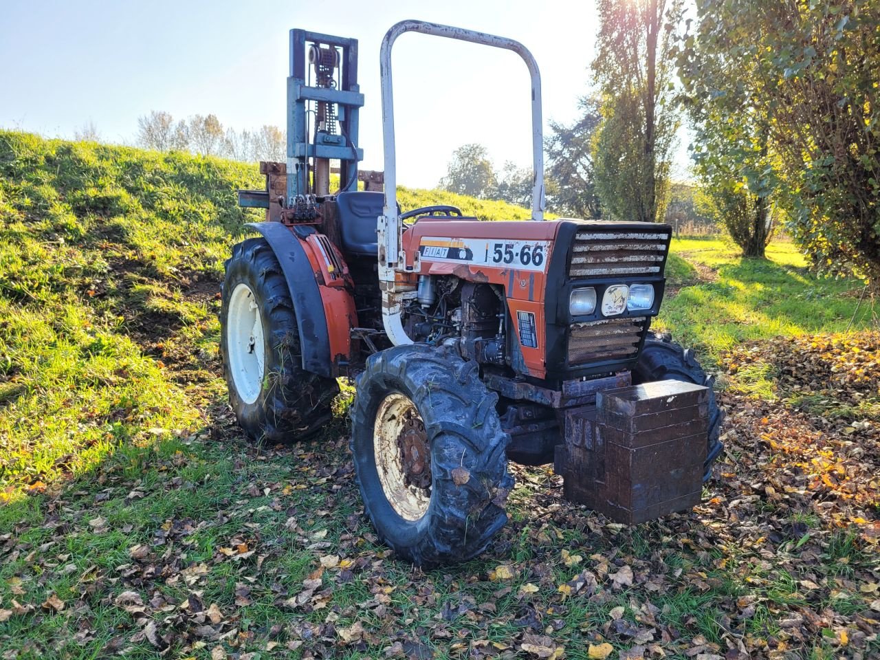 Weinbautraktor del tipo Fiat 55-66, Gebrauchtmaschine In Werkendam (Immagine 1)