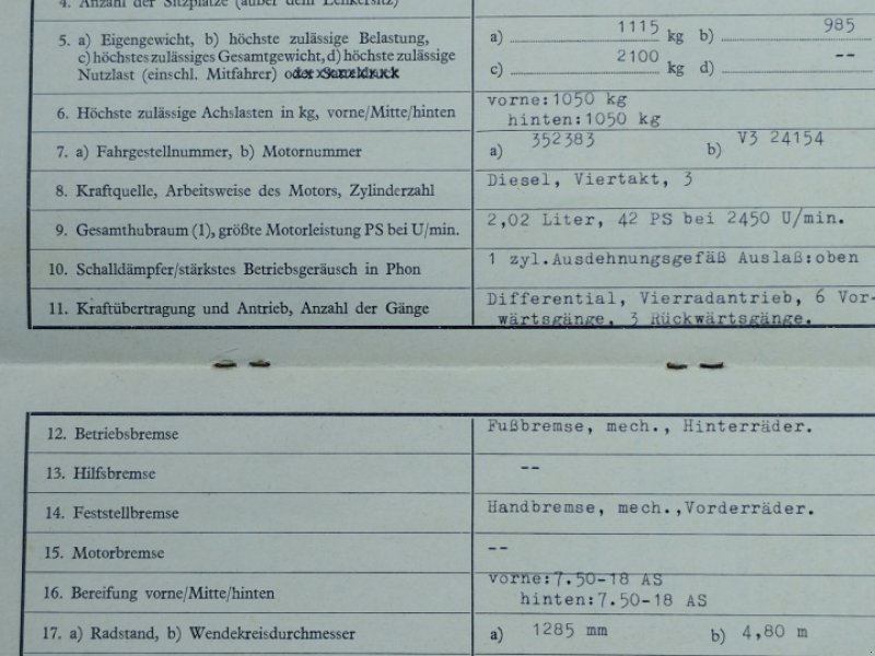 Weinbautraktor van het type Holder A 45, Gebrauchtmaschine in Herzogenburg (Foto 1)