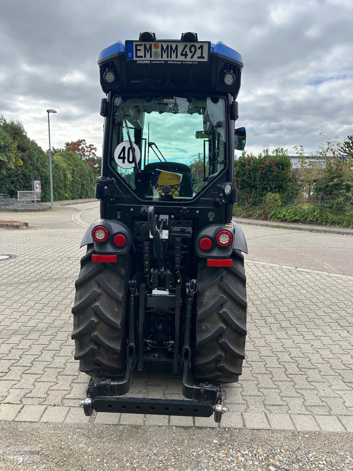 Weinbautraktor Türe ait New Holland t4.90v, Gebrauchtmaschine içinde Malterdingen (resim 5)