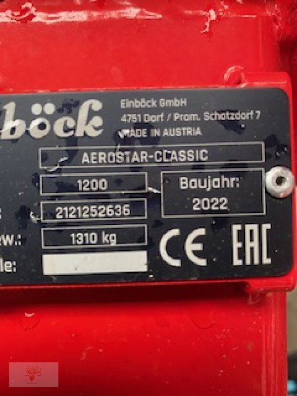 Wiesenegge a típus Einböck Aerostar Classic 1200, Gebrauchtmaschine ekkor: Remchingen (Kép 2)