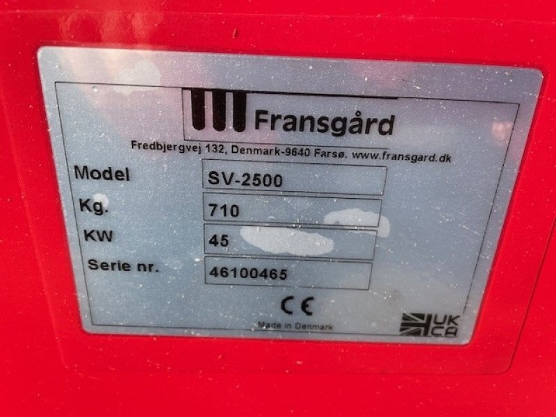 Wiesenegge van het type Fransgard SV-2500 Demo Fransgaard SV-2500 skårlufter med, Gebrauchtmaschine in Hobro (Foto 6)