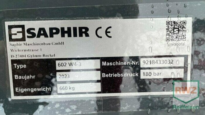 Wiesenegge του τύπου Saphir Perfekt 602 W4 Hydro, Neumaschine σε Kusel (Φωτογραφία 3)