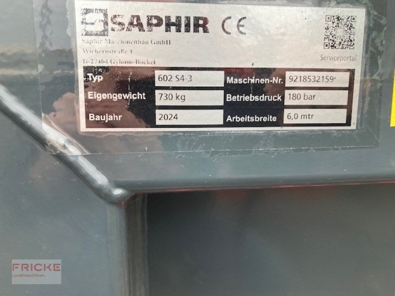 Wiesenegge от тип Saphir Perfekt 602W4, Neumaschine в Bockel - Gyhum (Снимка 3)