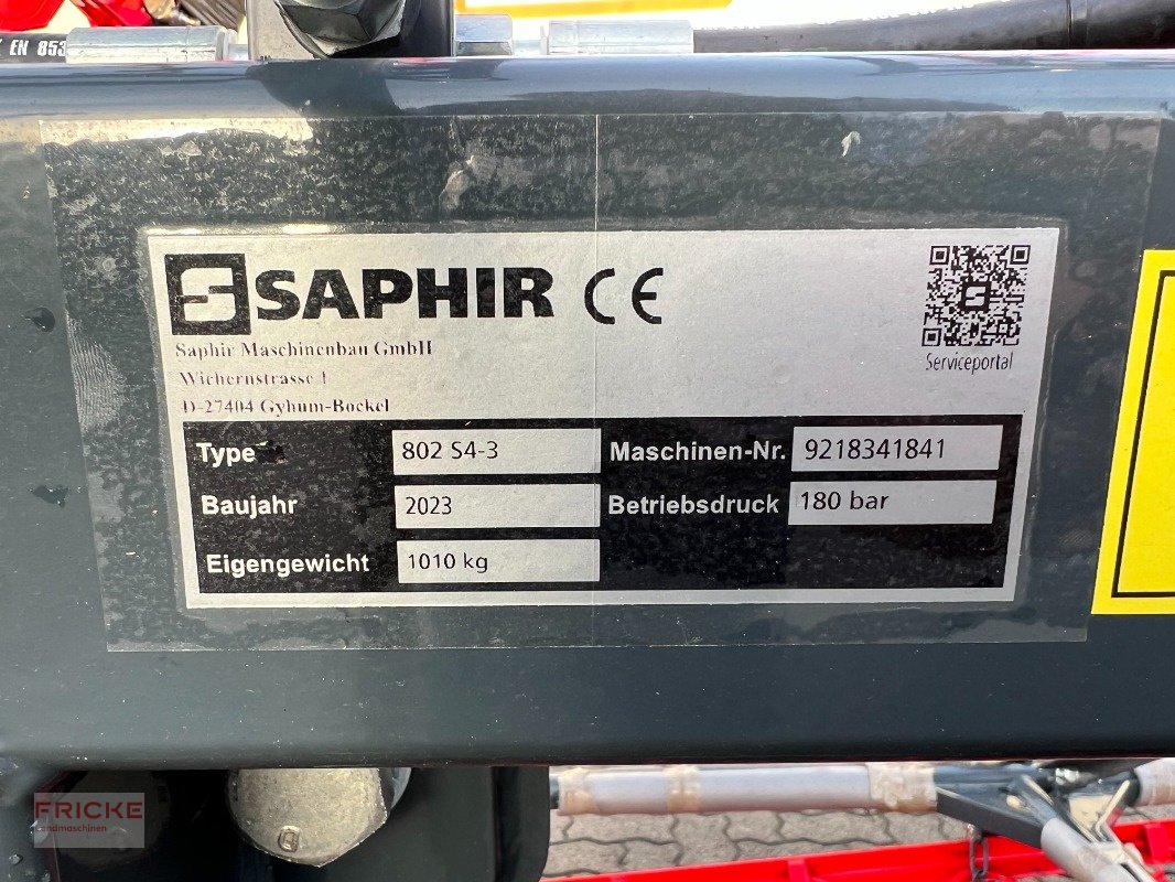 Wiesenegge του τύπου Saphir Perfekt 802 S4 hydro *NEU mit Farbschäden*, Gebrauchtmaschine σε Demmin (Φωτογραφία 6)