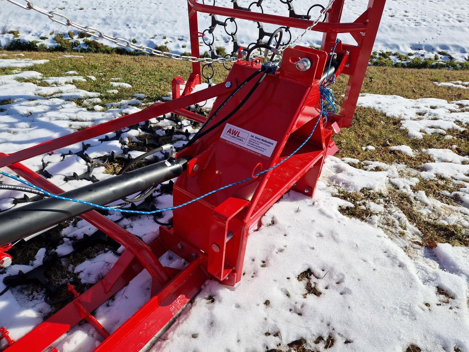 Wiesenegge des Typs Sonstige 8m hydraulisch, Neumaschine in Grünbach (Bild 3)