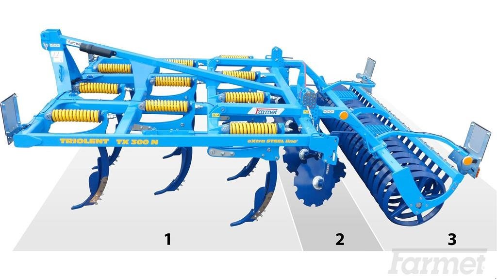 Zinkenrotor (Ackerbau) Türe ait Farmet Triolent TX 300 N med Ring-roller, Gebrauchtmaschine içinde Skjern (resim 1)