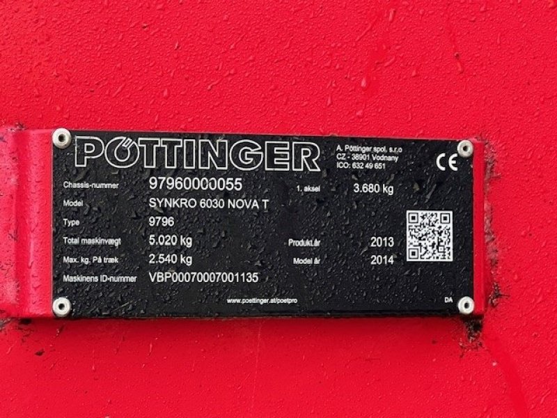 Zinkenrotor (Ackerbau) του τύπου Pöttinger SYNKRO 6030 NOVA T, Gebrauchtmaschine σε Thisted (Φωτογραφία 5)