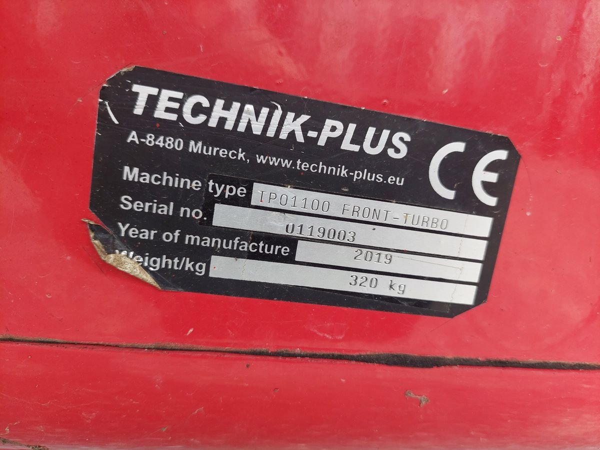 Zubehör Bestell-/Pflegemaschinen typu Sonstige Technik Plus TP01100 Front Turbo, Gebrauchtmaschine v Strem (Obrázok 2)