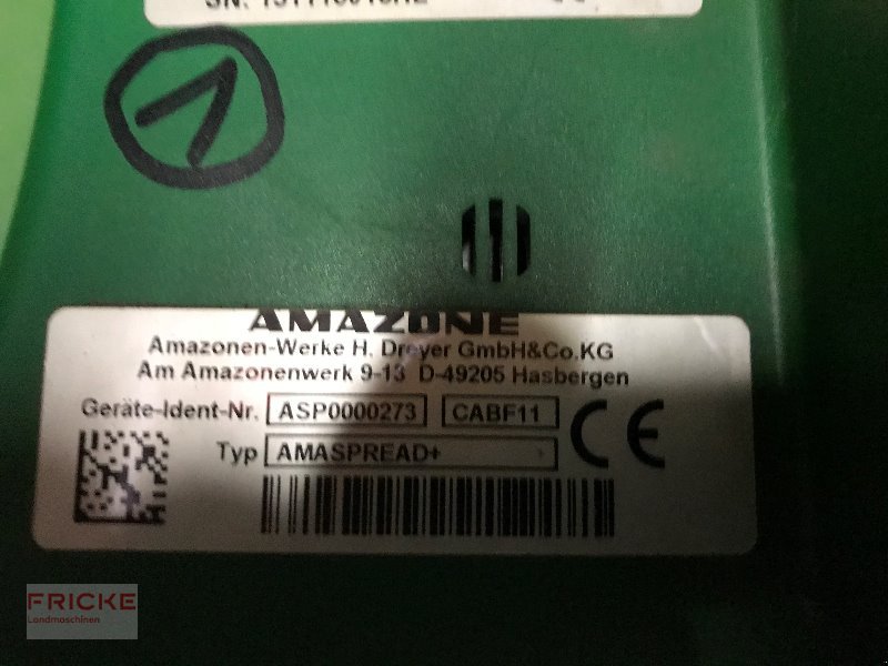 Zubehör del tipo Amazone Amaspread + Typ NI233, Gebrauchtmaschine en Demmin (Imagen 3)