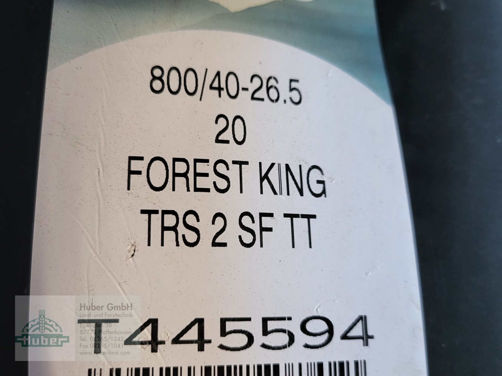 Zubehör typu Nokian Forest King TRS2 800/40-26,5, Neumaschine v Pfaffenhausen (Obrázek 10)