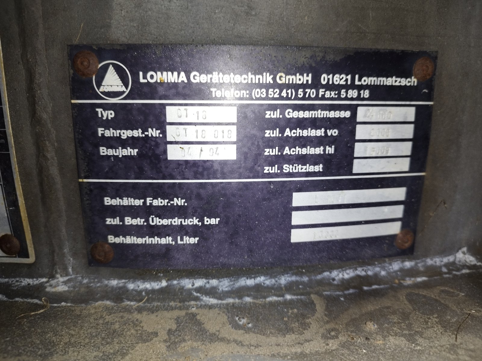 Zubringerfaß del tipo Lomma/BSA Güllezubringer, Gebrauchtmaschine en Münchberg (Imagen 12)