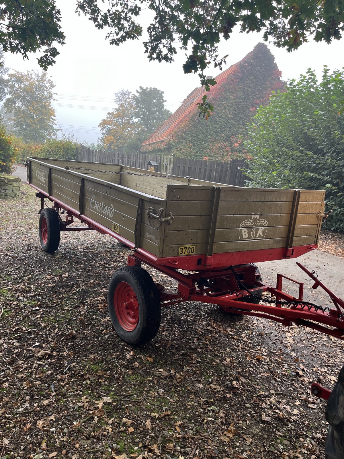 Zweiachskipper van het type Krone ZK, Gebrauchtmaschine in Merzen (Foto 1)