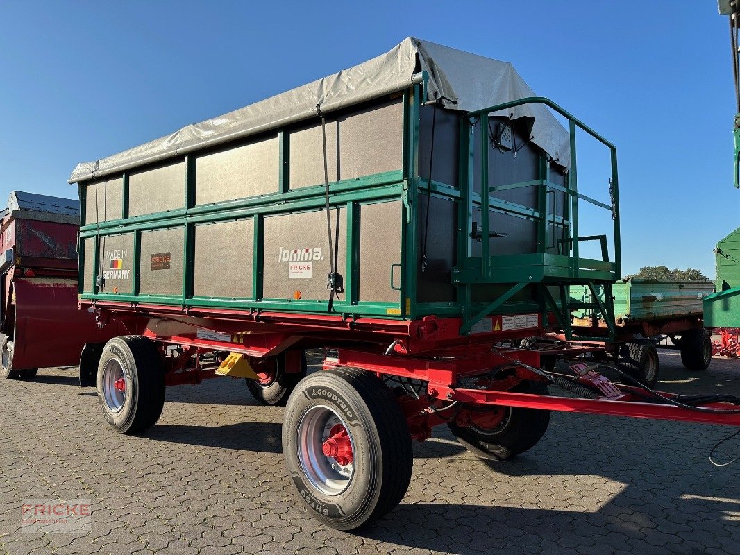 Zweiachskipper van het type Lomma Sachsen ZDK 1802   Holzbordwände, Neumaschine in Bockel - Gyhum (Foto 1)