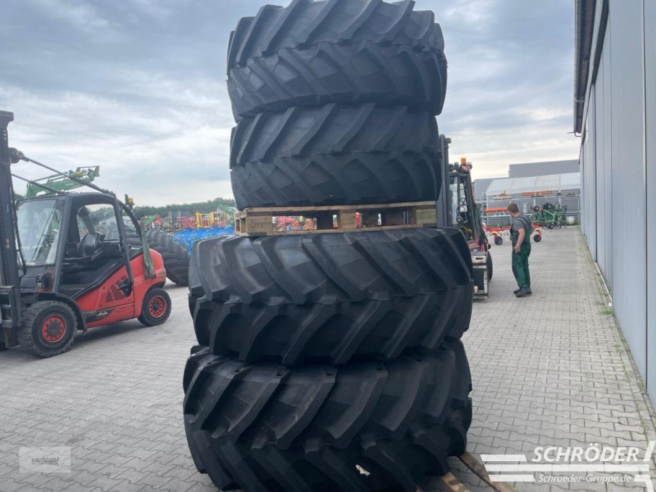 Zwillingsrad typu Trelleborg 2X 600/65 R28 / 2X 710/70 R38, Neumaschine w Wildeshausen (Zdjęcie 4)