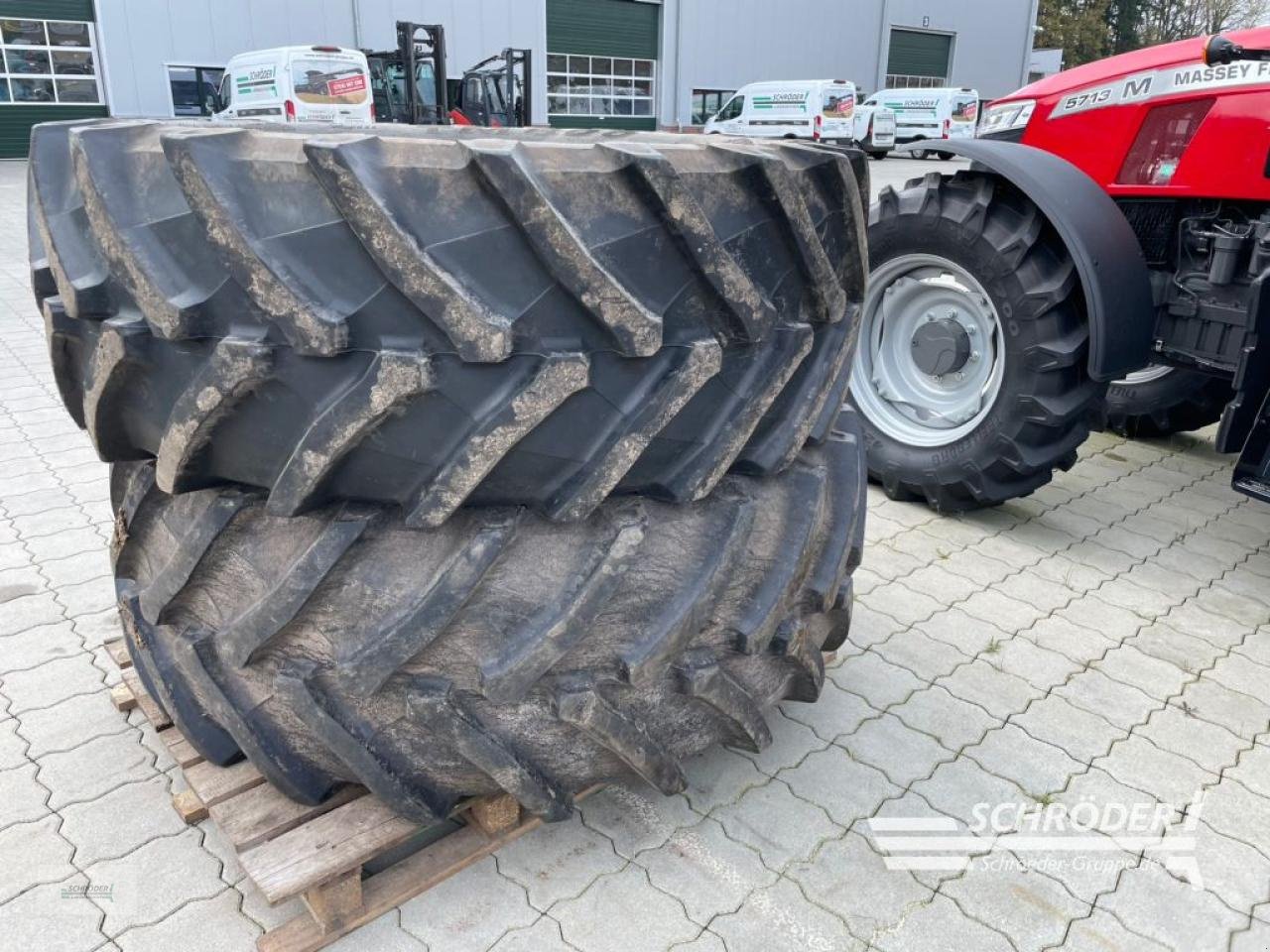 Zwillingsrad typu Trelleborg 2X 650/65 R42, Gebrauchtmaschine v Wildeshausen (Obrázek 9)