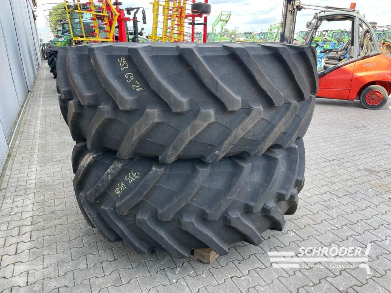 Zwillingsrad typu Trelleborg 2X 650/85 R38, Gebrauchtmaschine w Wildeshausen (Zdjęcie 2)