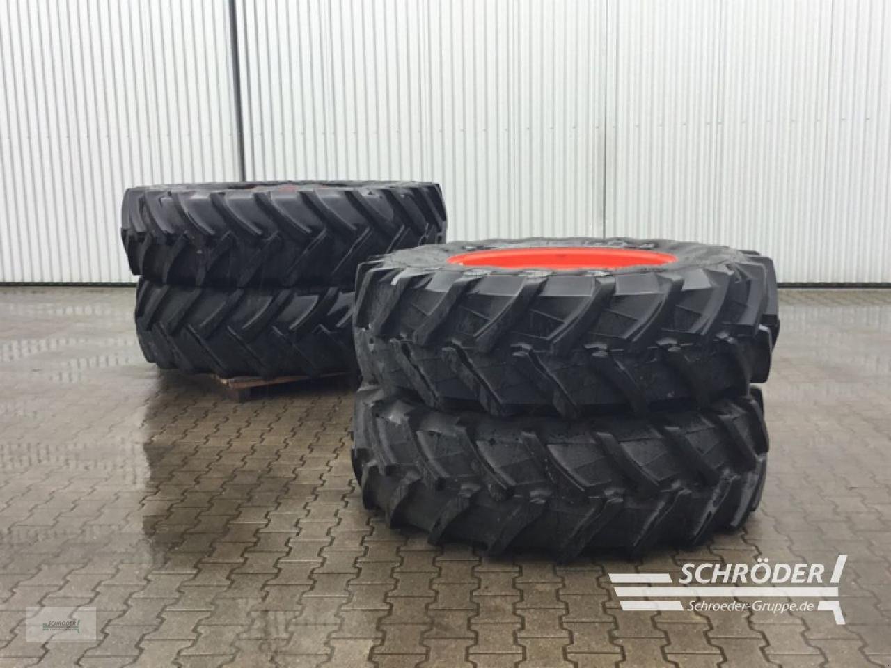 Zwillingsrad Türe ait Trelleborg 460/85R34 + 520/85R46, Gebrauchtmaschine içinde Lastrup (resim 1)