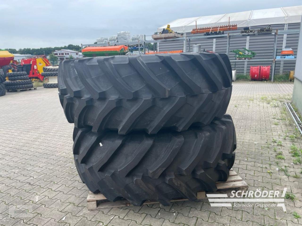 Zwillingsrad tip Trelleborg VF600/70 R30 + VF710/70 R42, Neumaschine in Wildeshausen (Poză 4)