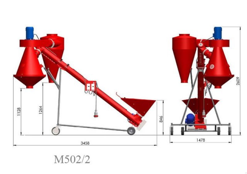 Sonstige Getreidelagertechnik a típus Conpexim M502 Vorreiniger NEU Leistung 15t/h, Neumaschine ekkor: Apetlon (Kép 2)