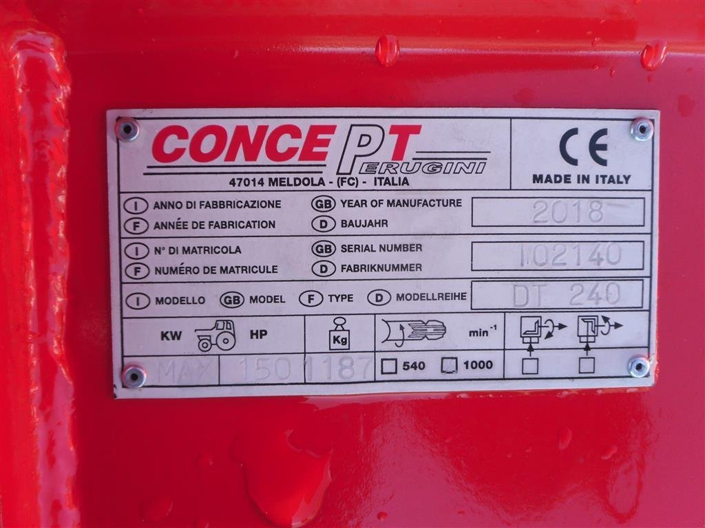 Sonstiges Türe ait Sonstige Concept Perugini DT-240, Gebrauchtmaschine içinde Bjerringbro (resim 6)