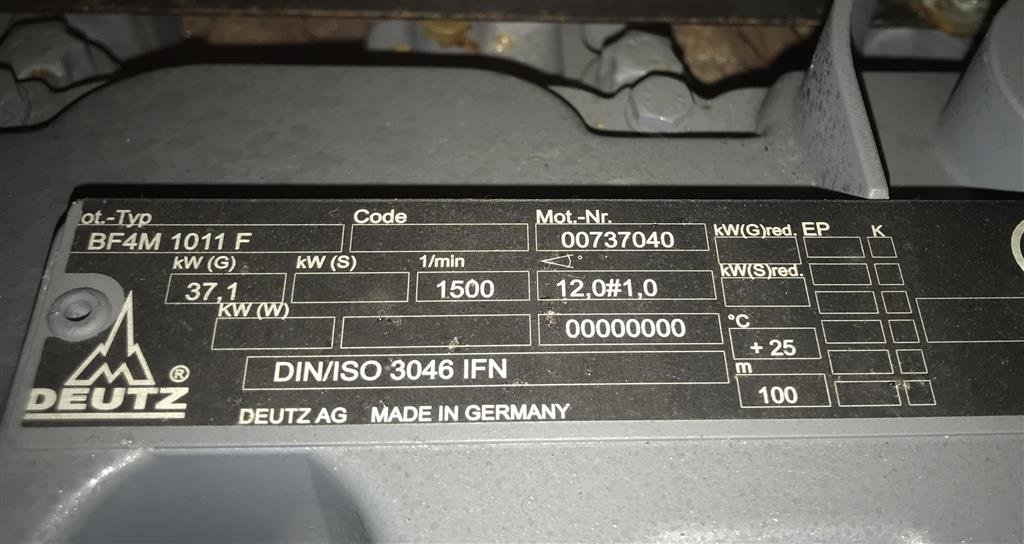 Notstromaggregat typu Sonstige Deutz 40 kva, Gebrauchtmaschine v Tønder (Obrázek 5)