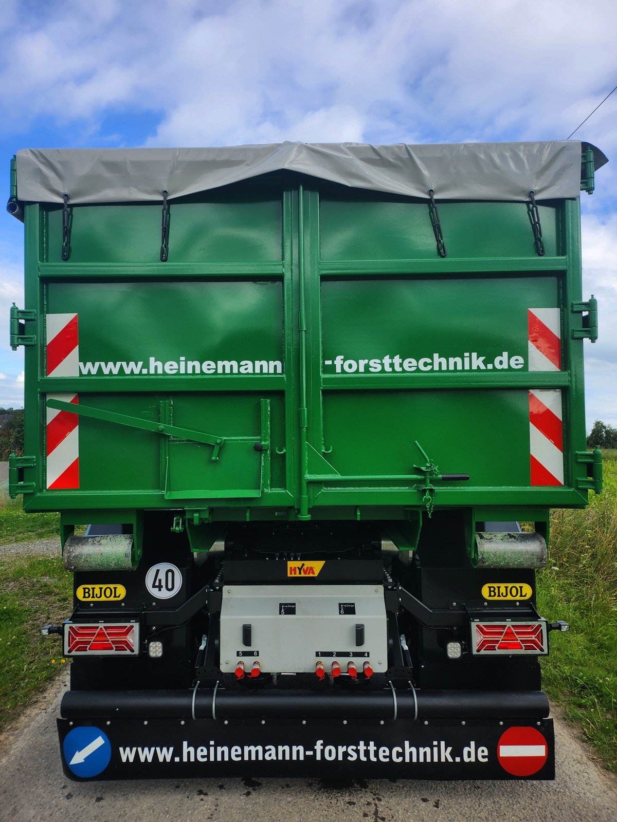 Abrollcontainer Türe ait Bijol/Heinemann Hakenlift BH 20-34, Neumaschine içinde Meschede (resim 7)