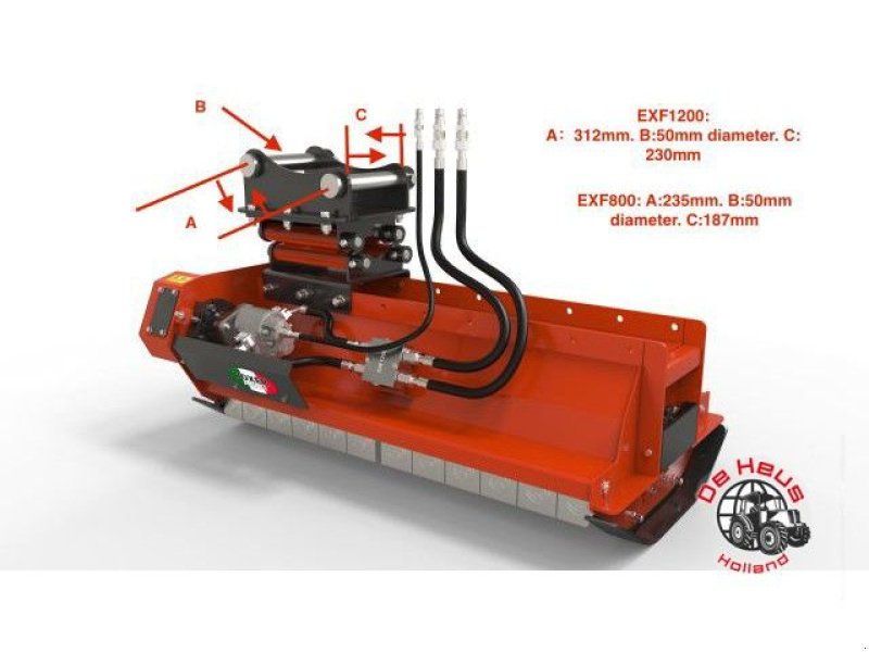 Mähwerk van het type Boxer EXF 800, Gebrauchtmaschine in MIJNSHEERENLAND (Foto 4)