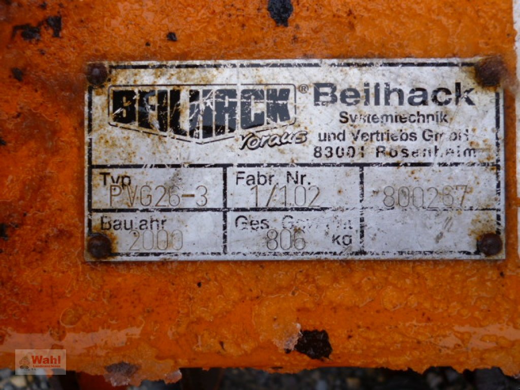 Schneepflug of the type Beilhack PVG26-3, Gebrauchtmaschine in Alfdorf-Rienharz (Picture 4)