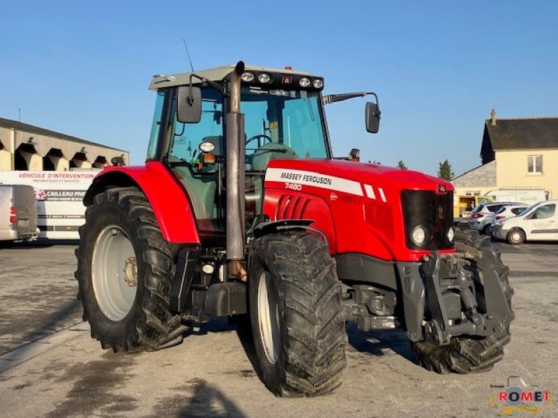 Traktor Türe ait Massey Ferguson 7480, Gebrauchtmaschine içinde Gennes sur glaize (resim 1)