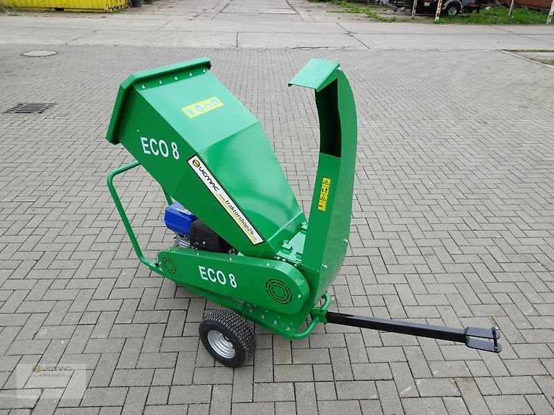 Holzhacker & Holzhäcksler Türe ait Vemac Eco8 Holzhäcksler Häcksler Schredder 15PS Benzin Motor Neu, Neumaschine içinde Sülzetal OT Osterweddingen (resim 1)