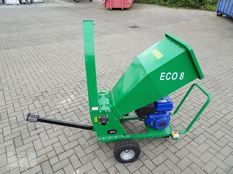 Holzhacker & Holzhäcksler Türe ait Vemac Eco8 Holzhäcksler Häcksler Schredder 15PS Benzin Motor Neu, Neumaschine içinde Sülzetal OT Osterweddingen (resim 4)