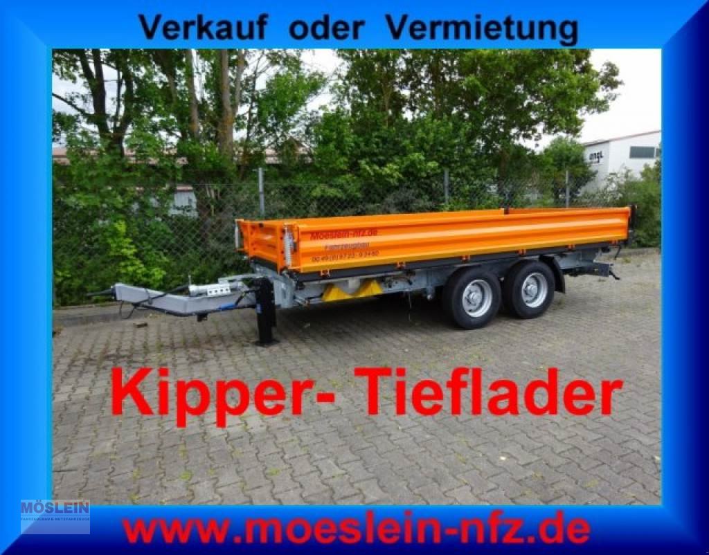 Anhänger tipa Möslein TTD11 Orange neuer Tandem 3- Seitenkipper Tieflad, Gebrauchtmaschine u Schwebheim (Slika 2)