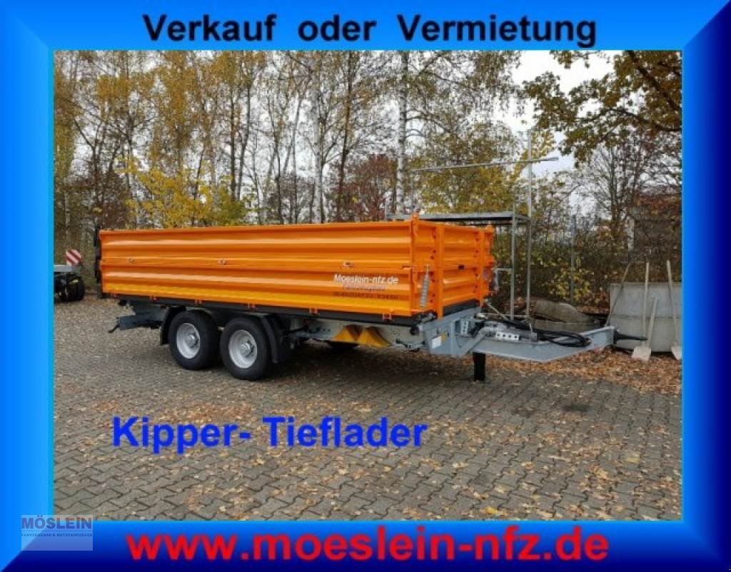 Anhänger van het type Möslein TTD11- BA Orange neuer Tandem 3- Seitenkipper Tie, Gebrauchtmaschine in Schwebheim (Foto 1)