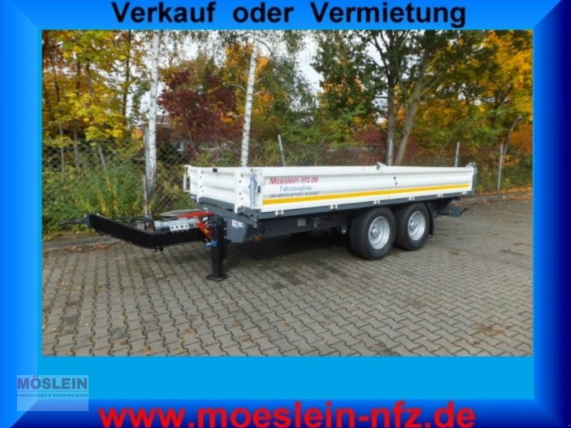 Anhänger del tipo Möslein TTD11 weiß neuer Tandem 3- Seitenkipper-- Neufahr, Gebrauchtmaschine en Schwebheim (Imagen 1)