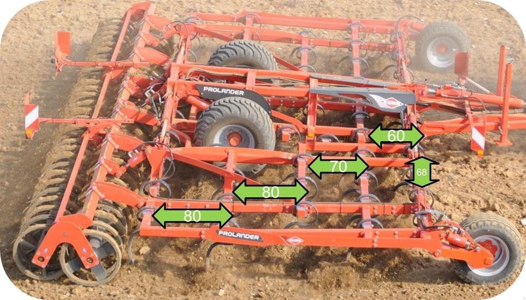 Zinkenrotor (Ackerbau) tip Kuhn Prolander 6000 Hydraulik dybde justering fra kabinen, og dobbelt Uring valse, Gebrauchtmaschine in Løgstør (Poză 4)