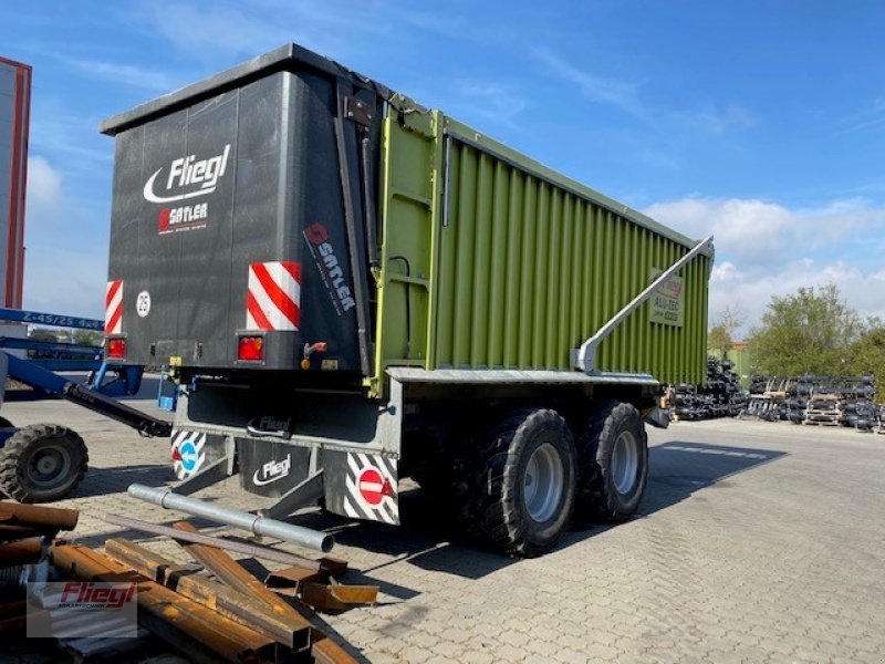 Abschiebewagen van het type Fliegl ASW 281 Green Tec, Gebrauchtmaschine in Mühldorf (Foto 8)