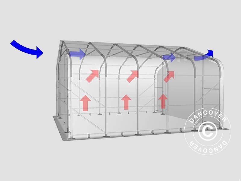 Silo Türe ait Sonstige Lagertelt, Gebrauchtmaschine içinde Hellebæk (resim 4)