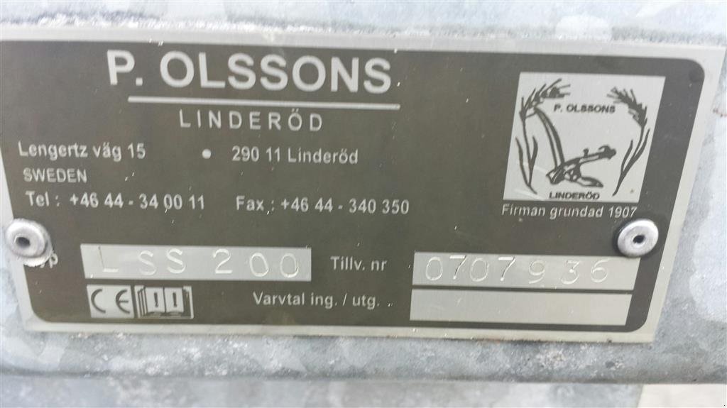 Sandstreuer & Salzstreuer tip Sonstige P Olssons. LSS 200, Gebrauchtmaschine in Roskilde (Poză 4)