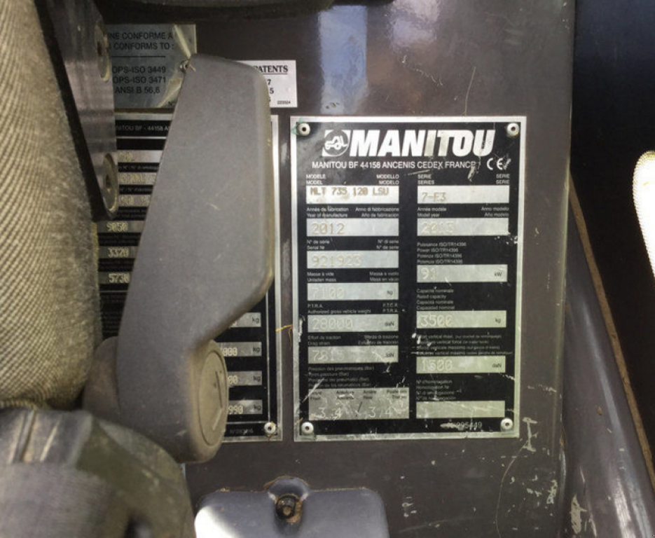 Teleskopstapler del tipo Manitou MLT 735 Premium, Neumaschine en Полтава (Imagen 5)