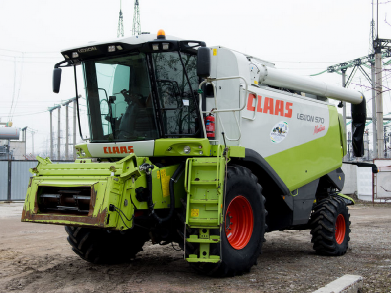 Oldtimer-Mähdrescher of the type CLAAS Lexion 570 Montana, Neumaschine in Житомир (Picture 1)