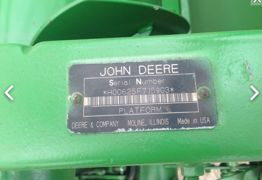 Schneidwerk van het type John Deere F625,  in Одеса (Foto 3)