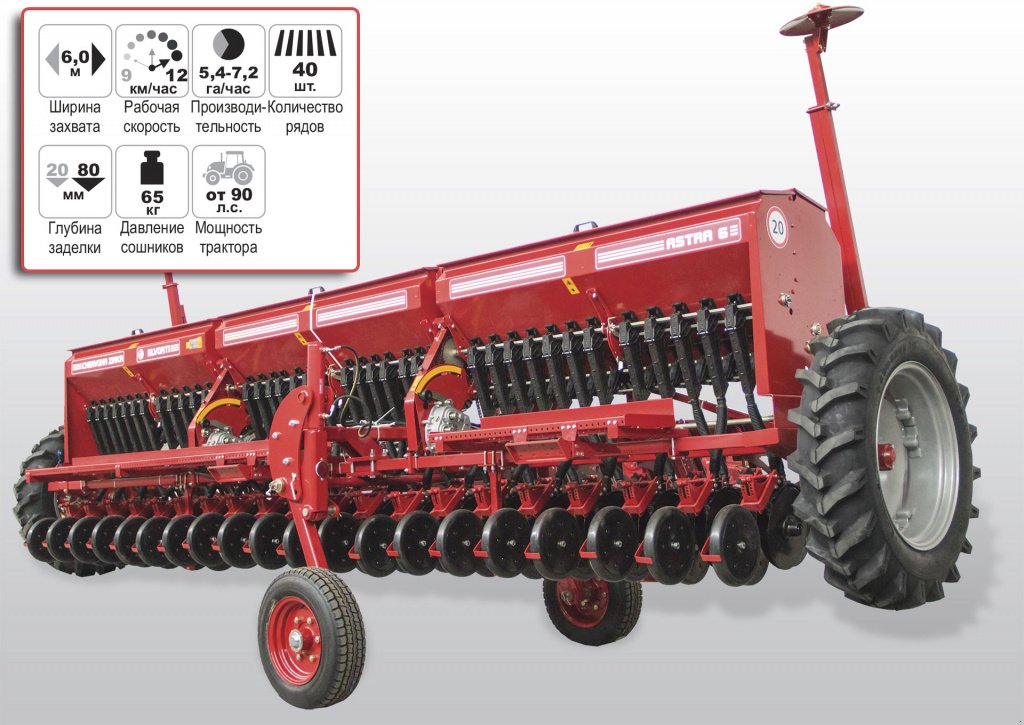 Direktsaatmaschine za tip CHERVONA ZIRKA Astra 6,  u Кіровоград (Slika 1)
